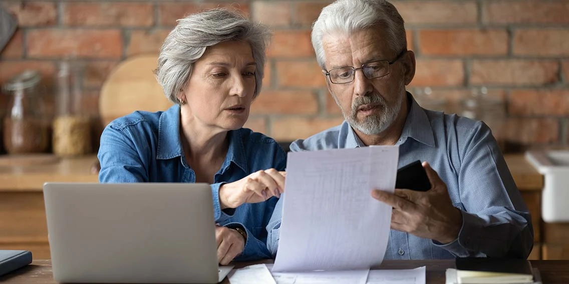 Man and Woman are discussing