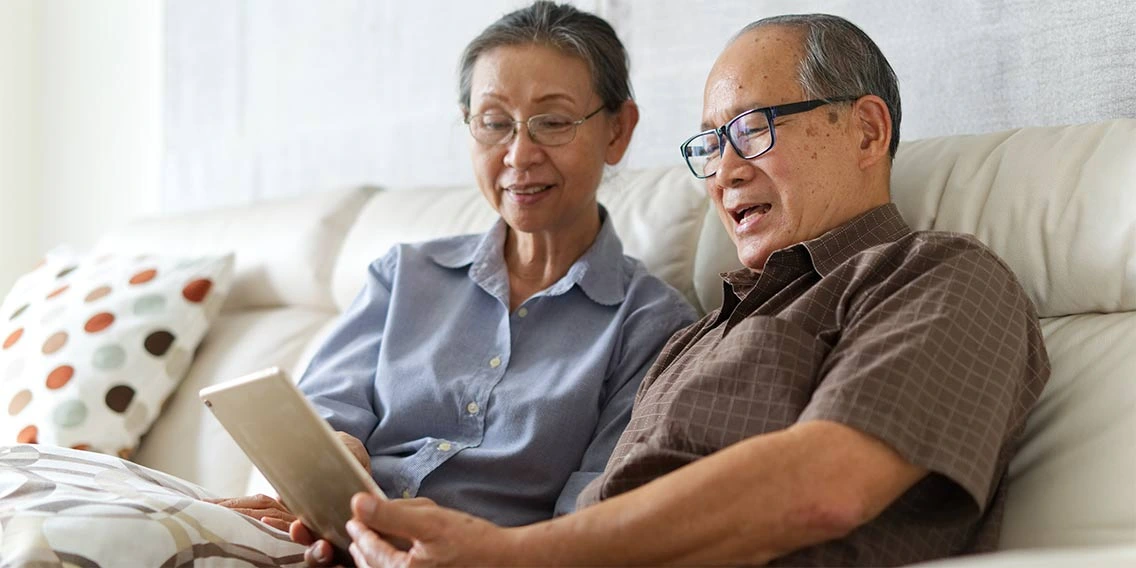 couple discussing retirement