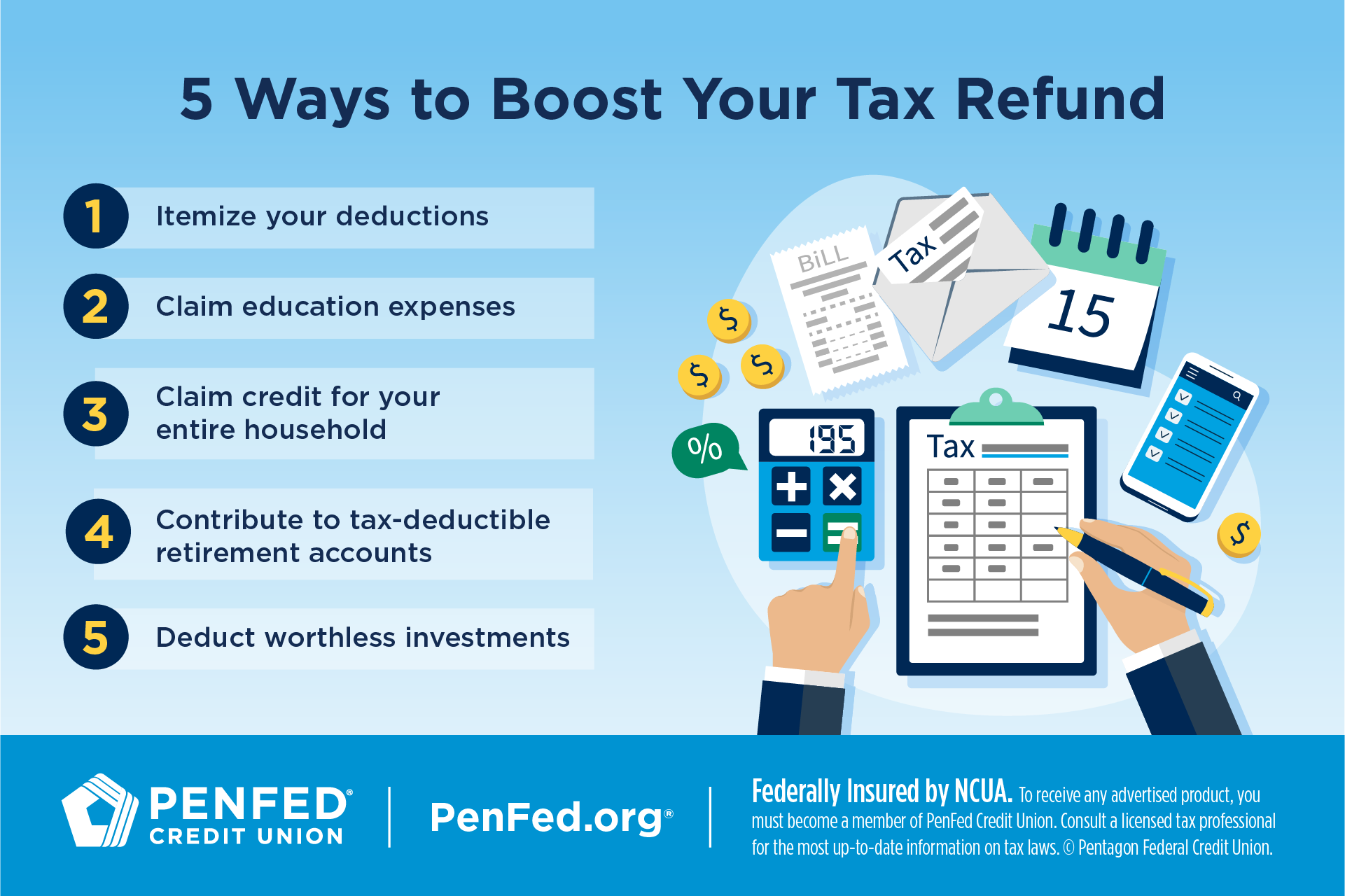 5 ways to boost your tax refund