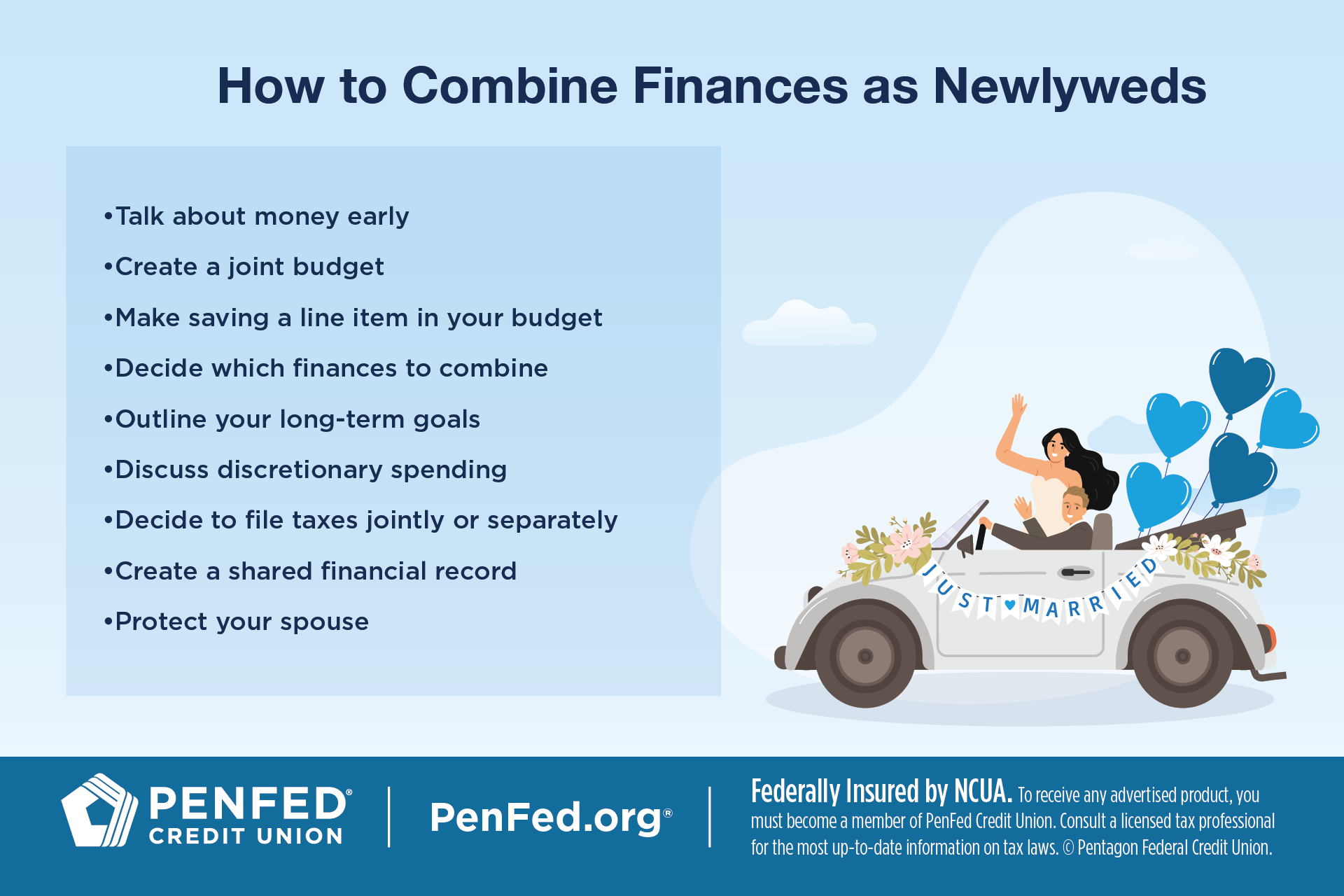 how to combine finances as newlyweds