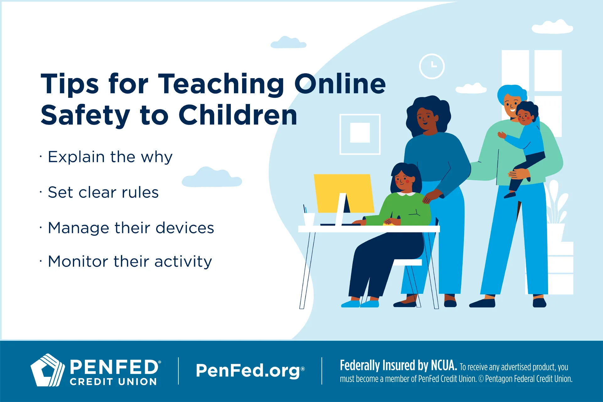 tip for teaching online safety to children