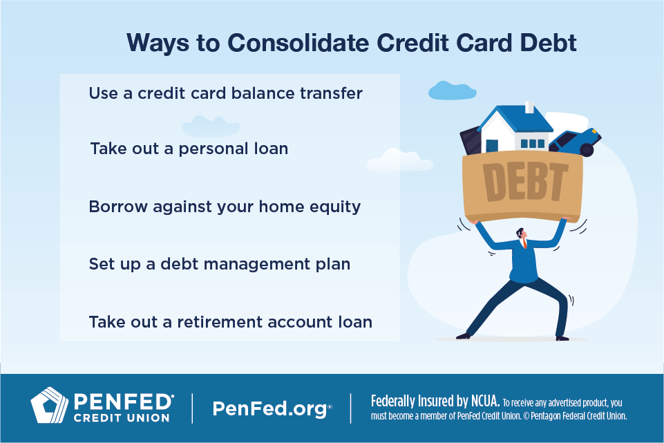 ways to consolidate credit card debt