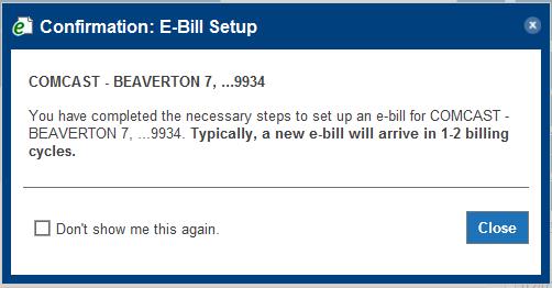 setting up e-bills step 4