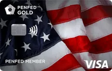 PenFed Flag Visa Gold card