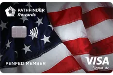 PenFed Flag Pathfinder Rewards Visa Signature Card