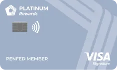 penfed platinum rewards visa signature card