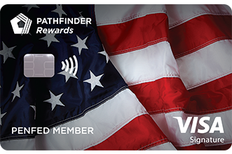 penfed pathfinder visa signature card