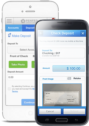 app mobile penfed deposit android example